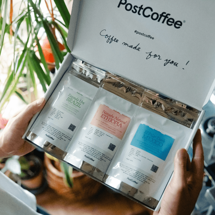PostCoffeeのオリジナルボックス
