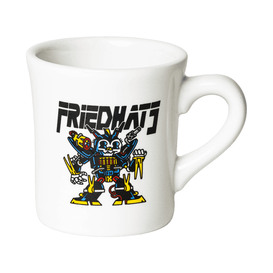 FRIEDHATS × PostCoffee オリジナルマグ〈ホワイト〉