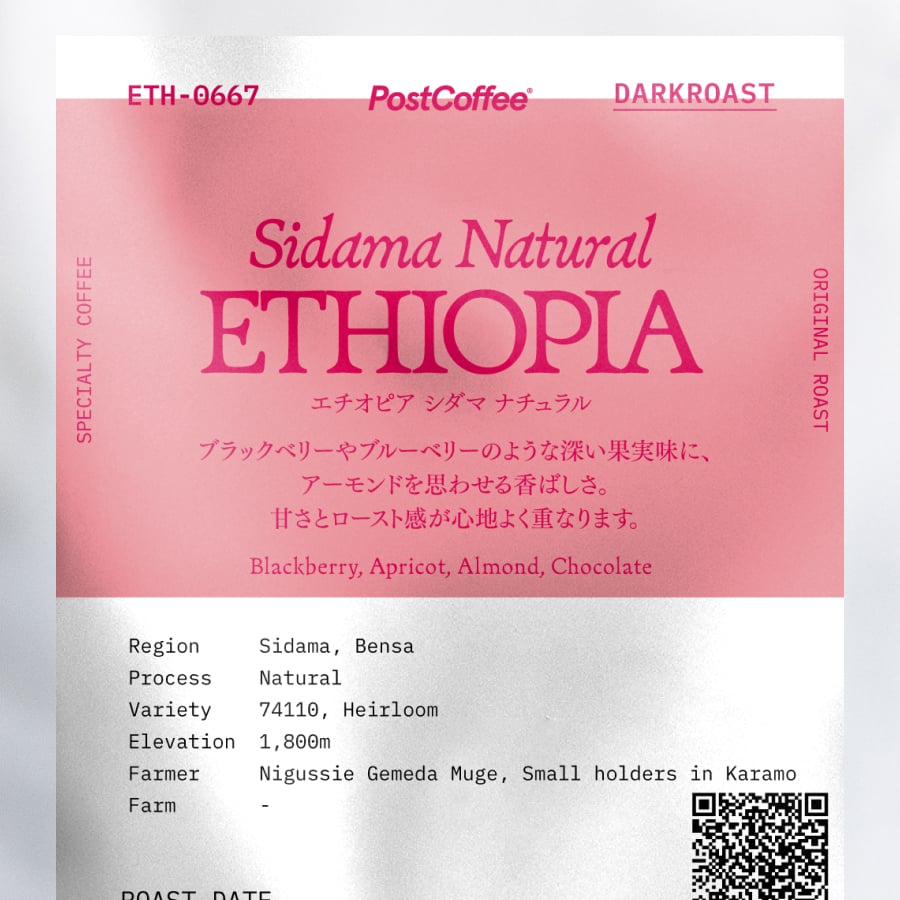 エチオピア シダマ ナチュラル | PostCoffee(ポストコーヒー)