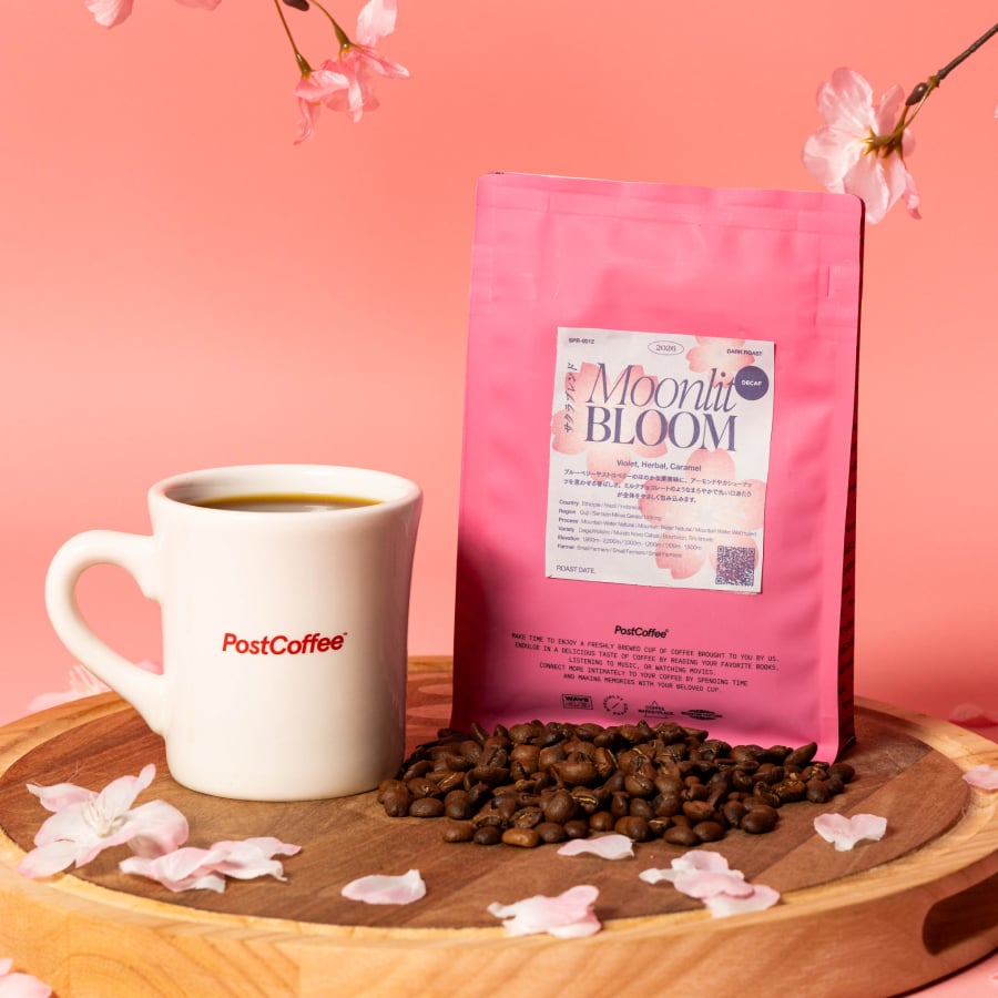 デカフェサクラブレンド 2026 - ムーンリットブルーム | PostCoffee