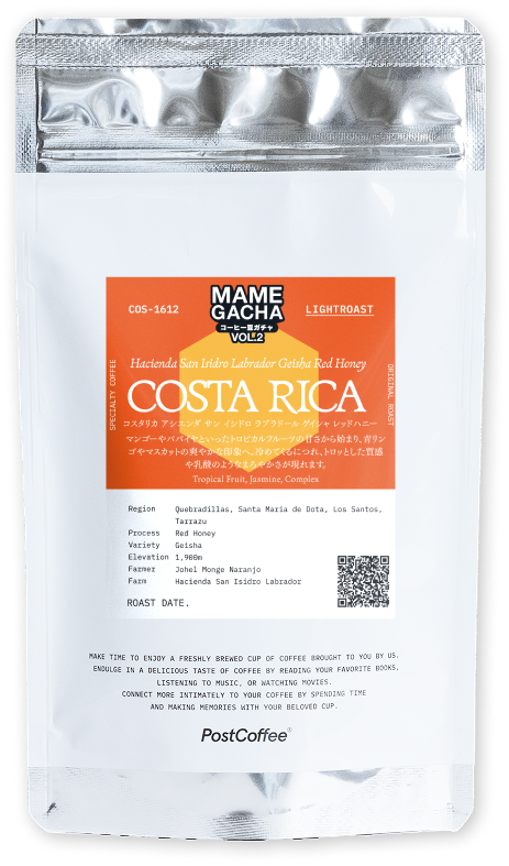 コスタリカ アシエンダ サン イシドロ ラブラドール ゲイシャ レッドハニー