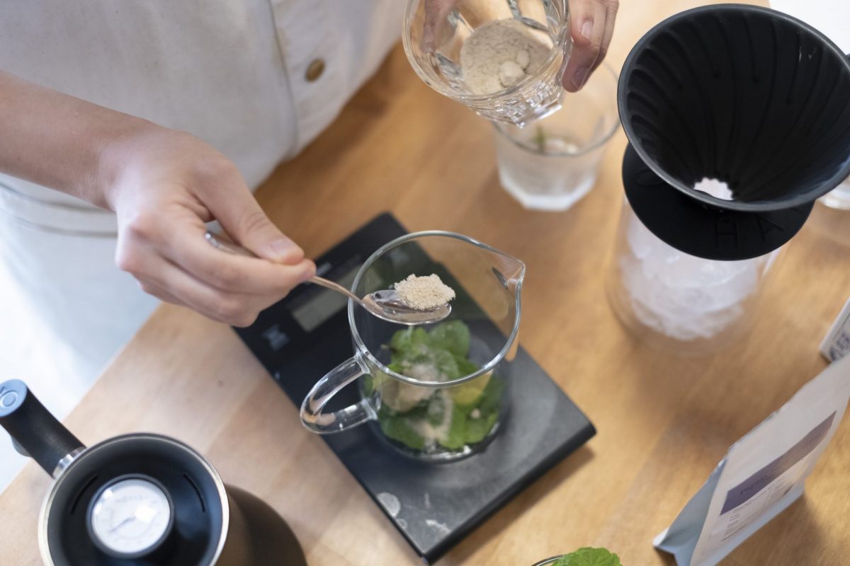 ミントモヒートアイスコーヒーのレシピ