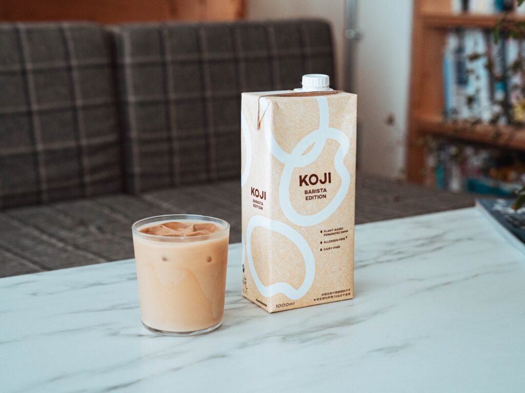 米糀ミルクを使ったカフェオレアレンジ